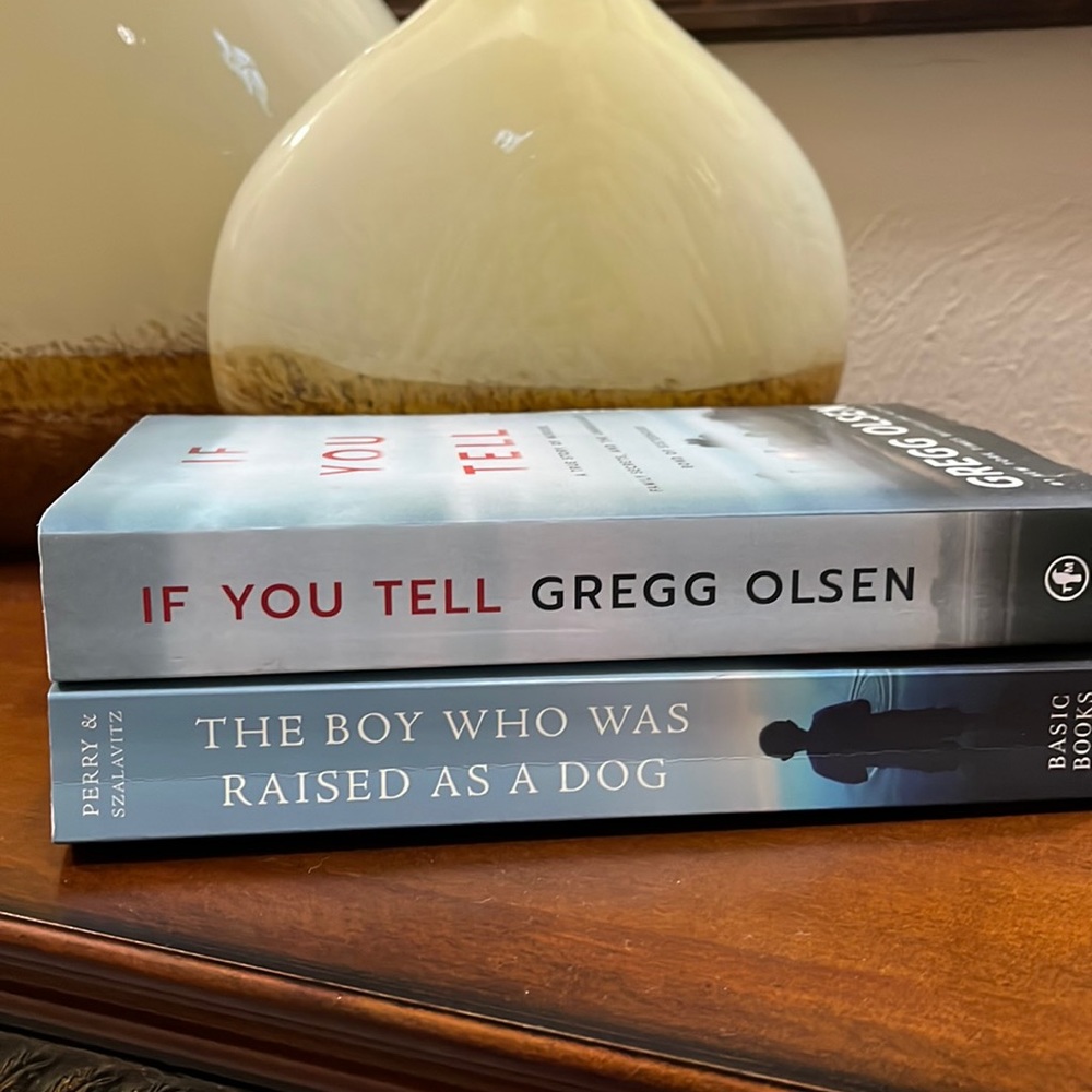 Book Bundle - If You Tell G. Olsen - The Boy Who Was Raised As A Dog B. Perry